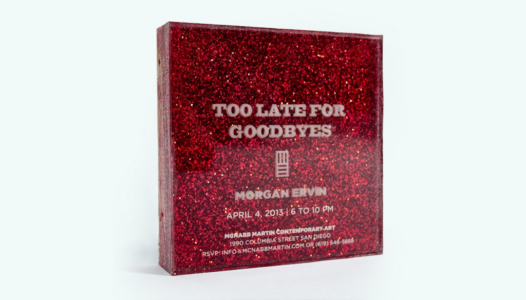 Fine Art: Too Late For Goodbyes